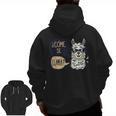 Llama Shirt English Teacher School Student ESL Joke Men Zip Up Hoodie Back Print, Esl Teacher Gifts, English Teacher Gifts, trending gift