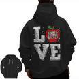 LOVE Kindergarten Teacher Student School Apple Men Zip Up Hoodie Back Print, trending gift LOVE Kindergarten Teacher Student School Apple Men Zip Up Hoodie Back Print, trending gift