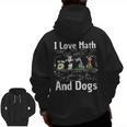 I Love Maths And Dogs Puppy Dog Lover Teacher Student Men Zip Up Hoodie Back Print, trending gift