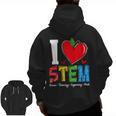 I Love STEM Student Teacher 1st Day Of School Back To School Men Zip Up Hoodie Back Print, trending gift I Love STEM Student Teacher 1st Day Of School Back To School Men Zip Up Hoodie Back Print, trending gift