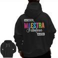 Maestra Fabulosa Bilingual Spanish Espanol Teacher School Men Zip Up Hoodie Back Print, trending gift Maestra Fabulosa Bilingual Spanish Espanol Teacher School Men Zip Up Hoodie Back Print, trending gift