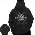 Marching Band Director Music Teacher Men Zip Up Hoodie Back Print, trending gift