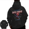 Marvel Spider-Man Teachers Are Super Heroes Men Zip Up Hoodie Back Print, trending gift