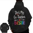 Matching Co-Teacher Best Friend She's My Bestie Work Team Men Zip Up Hoodie Back Print, Friend Gifts, Couple Gifts, trending gift