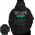 Math Puns Are a Sine Of Genius Math Teacher T-Shirt Men Zip Up Hoodie Back Print, trending gift Math Puns Are a Sine Of Genius Math Teacher T-Shirt Men Zip Up Hoodie Back Print, trending gift