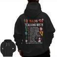 Math Teacher Christmas 12 Days Of Teaching Math Christmas Men Zip Up Hoodie Back Print, trending gift Math Teacher Christmas 12 Days Of Teaching Math Christmas Men Zip Up Hoodie Back Print, trending gift