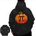 Math Teacher Halloween Costume Pumpkin Pi Pun Pie Men Men Zip Up Hoodie Back Print, trending gift