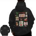 Merry And Bright Christmas Gingerbread Santa Book Teacher Men Zip Up Hoodie Back Print, trending gift Merry And Bright Christmas Gingerbread Santa Book Teacher Men Zip Up Hoodie Back Print, trending gift