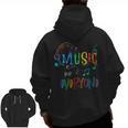 Music Is For Everyone Love For Music Teachers Men Zip Up Hoodie Back Print, trending gift