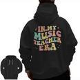 In My Music Teacher Era Retro Back To School Musician Band Men Women Men Zip Up Hoodie Back Print, trending gift