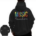Music Teacher Tie Dye Appreciation Day Hello Back To School Men Women Men Zip Up Hoodie Back Print, trending gift