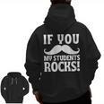 If You Mustache My Students Rock Teacher Mustache Men Zip Up Hoodie Back Print, trending gift