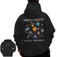 Neurodiversity Is Out Of This World Space Autism Teacher Men Zip Up Hoodie Back Print, trending gift