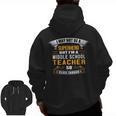 Not Superhero But Middle School Teacher For Men Women Men Zip Up Hoodie Back Print, trending gift