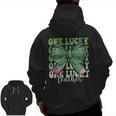One Lucky Teacher Coquette Bow St Patricks Day Teacher Men Zip Up Hoodie Back Print, trending gift One Lucky Teacher Coquette Bow St Patricks Day Teacher Men Zip Up Hoodie Back Print, trending gift