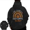 One Thankful Preschool Teacher Thanksgiving Rainbow Men Zip Up Hoodie Back Print, trending gift One Thankful Preschool Teacher Thanksgiving Rainbow Men Zip Up Hoodie Back Print, trending gift