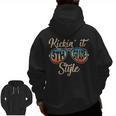 P41l Retro Kickin It 5th Grade Style Teacher Back To School For Men Women Girls Kids Men Zip Up Hoodie Back Print, trending gift