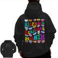Hispanic Heritage Month 2025 Latino Puerto Rico Teacher Kids Men Zip Up Hoodie Back Print, trending gift