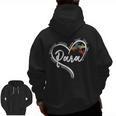 Para Heart Paraprofessional Teacher Paraeducator Men Zip Up Hoodie Back Print, trending gift