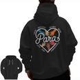 Para Heart Paraprofessional Teacher Paraeducator Men Zip Up Hoodie Back Print, trending gift Para Heart Paraprofessional Teacher Paraeducator Men Zip Up Hoodie Back Print, trending gift