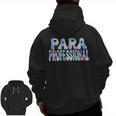 Paraprofessional Groovy Back To School Cute Teachers Women Men Zip Up Hoodie Back Print, trending gift Paraprofessional Groovy Back To School Cute Teachers Women Men Zip Up Hoodie Back Print, trending gift