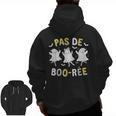 Pas De BOO-Rée Ghost Ballet Dancer Halloween Dance Teacher Men Zip Up Hoodie Back Print, trending gift Pas De BOO-Rée Ghost Ballet Dancer Halloween Dance Teacher Men Zip Up Hoodie Back Print, trending gift
