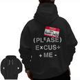 PEMDAS Math Teacher Halloween Costume Men Zip Up Hoodie Back Print, trending gift