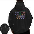 Phonics Reading Teacher Science Of Reading Literacy Coach Men Zip Up Hoodie Back Print, Science Teacher Gifts, trending gift