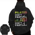 Pilates Instructor Teacher Watercolor Pilates Don't Fart Men Women Kids Men Zip Up Hoodie Back Print, trending gift Pilates Instructor Teacher Watercolor Pilates Don't Fart Men Women Kids Men Zip Up Hoodie Back Print, trending gift