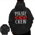 Pirate Crew Pirate Teacher Team Squad Talk Like A Pirate Day For Men Women Kids Men Zip Up Hoodie Back Print, trending gift