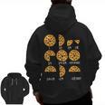 Pizza Slice Fraction Math Teacher Back To School Educational Men Zip Up Hoodie Back Print, trending gift