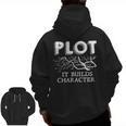 Plot It Builds Character Book Reading Teacher Men Zip Up Hoodie Back Print, trending gift Plot It Builds Character Book Reading Teacher Men Zip Up Hoodie Back Print, trending gift
