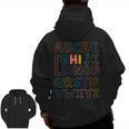 Pre K Kindergarten Hi Alphabet Back To School Teachers Men Women Girls Kids Men Zip Up Hoodie Back Print, trending gift