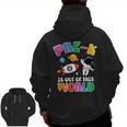 Pre-K Student Teacher Astronaut Space Back To School Men Zip Up Hoodie Back Print, trending gift