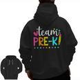 Pre-k Team Pencil Teacher Student Back To School Girls Men Zip Up Hoodie Back Print, trending gift Pre-k Team Pencil Teacher Student Back To School Girls Men Zip Up Hoodie Back Print, trending gift
