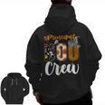 Principal Boo Crew Ghost Halloween Teachers School Matching Men Zip Up Hoodie Back Print, trending gift