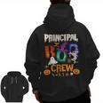Principal Boo Crew Teacher Student Halloween Costume For Men Women Kids Men Zip Up Hoodie Back Print, trending gift
