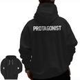 Protagonist English Literature Teacher Costume T Shirt Men Zip Up Hoodie Back Print, English Teacher Gifts, trending gift Protagonist English Literature Teacher Costume T Shirt Men Zip Up Hoodie Back Print, English Teacher Gifts, trending gift