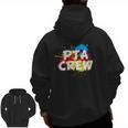 PTA Crew Back To School Volunteer Board Mom Parent Teacher Men Zip Up Hoodie Back Print, Couple Gifts, trending gift