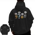 Punctuation English Grammar Teacher Back To School Men Zip Up Hoodie Back Print, English Teacher Gifts, trending gift