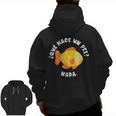 Que Hace Un Pez Nada Spanish Teacher Bilingual Teacher Dual Men Zip Up Hoodie Back Print, trending gift