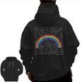 Rainbow Math Equation Teacher Nerd Retro LGBT Gay Pride Flag Men Zip Up Hoodie Back Print, trending gift