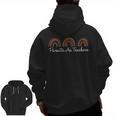 Rainbow Parents As Teachers Early Childhood Educator PAT Men Zip Up Hoodie Back Print, trending gift