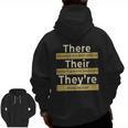 There Their They'Re T Shirt English Grammar Teacher For Men Women Men Zip Up Hoodie Back Print, English Teacher Gifts, trending gift There Their They'Re T Shirt English Grammar Teacher For Men Women Men Zip Up Hoodie Back Print, English Teacher Gifts, trending gift
