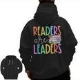 Readers Are Leaders Reading Book Lovers Teacher Women Kids Men Zip Up Hoodie Back Print, trending gift Readers Are Leaders Reading Book Lovers Teacher Women Kids Men Zip Up Hoodie Back Print, trending gift