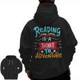 Reading Adventure Library Student Teacher Book Men Zip Up Hoodie Back Print, trending gift Reading Adventure Library Student Teacher Book Men Zip Up Hoodie Back Print, trending gift