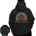 Retired Teacher Rainbow Men Zip Up Hoodie Back Print, trending gift Retired Teacher Rainbow Men Zip Up Hoodie Back Print, trending gift
