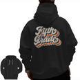 Retro Sunset Fifth Grade Teacher & Student Back To School Men Zip Up Hoodie Back Print, trending gift