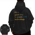 Retro Technology Teacher Shirt Tech Teacher Men Zip Up Hoodie Back Print, trending gift Retro Technology Teacher Shirt Tech Teacher Men Zip Up Hoodie Back Print, trending gift