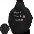 Run Teach Repeat Teacher Running Saying Slogan Runner Men Zip Up Hoodie Back Print, trending gift Run Teach Repeat Teacher Running Saying Slogan Runner Men Zip Up Hoodie Back Print, trending gift